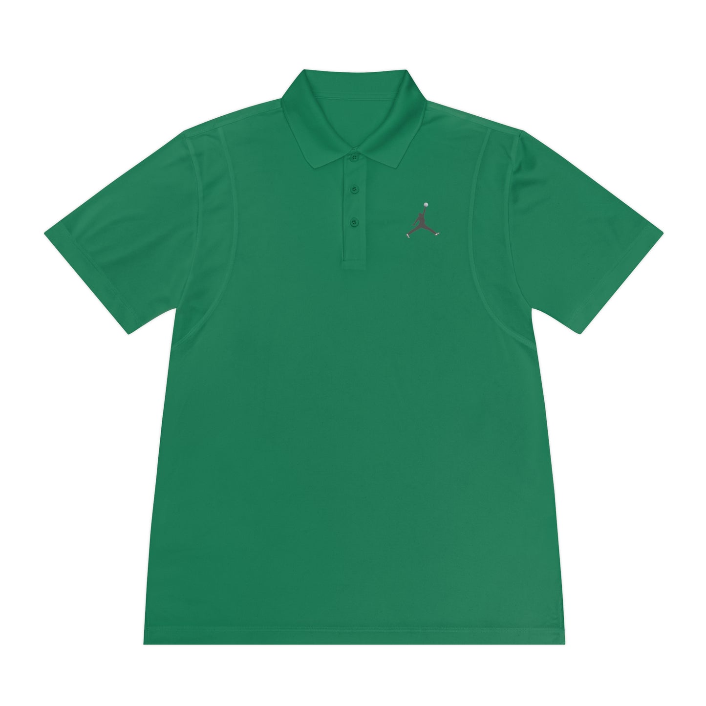 Men's Sport Polo Shirt; Golf Sports Men's Polo Shirt with Jordan Sign and Golf Ball Motif- Jordan Inspired Golf Apparel