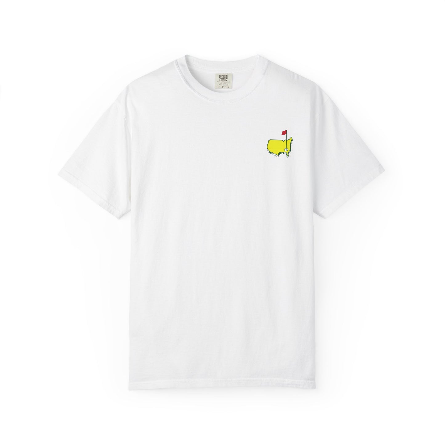 Golf T Shirt for Women and Men - Master's Golf Tournament Theme - Augusta Georgia Clubhouse Shirt- Front and Back T Shirt - Comfort Colors