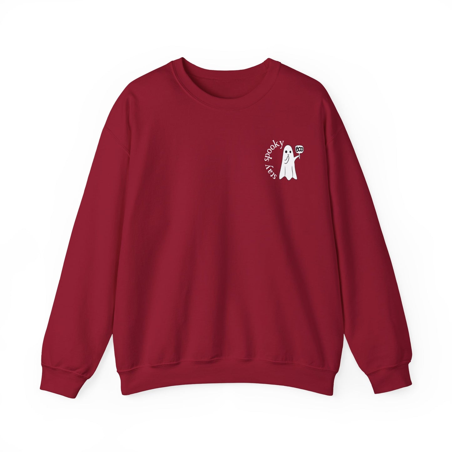 Enchanting "Stay Spooky" Ghost Sweatshirt - Cute Women's Halloween Shirt - Women's Fall Crewneck - BOO Ghost Sweatshirt