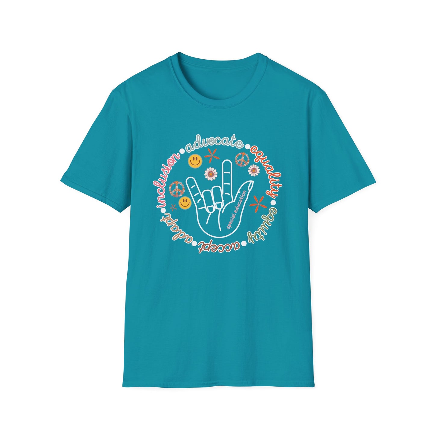 Special Education Teacher Shirt - Retro Theme Advocate Inclusion and Equality - Teacher appreciation - Teacher Tee