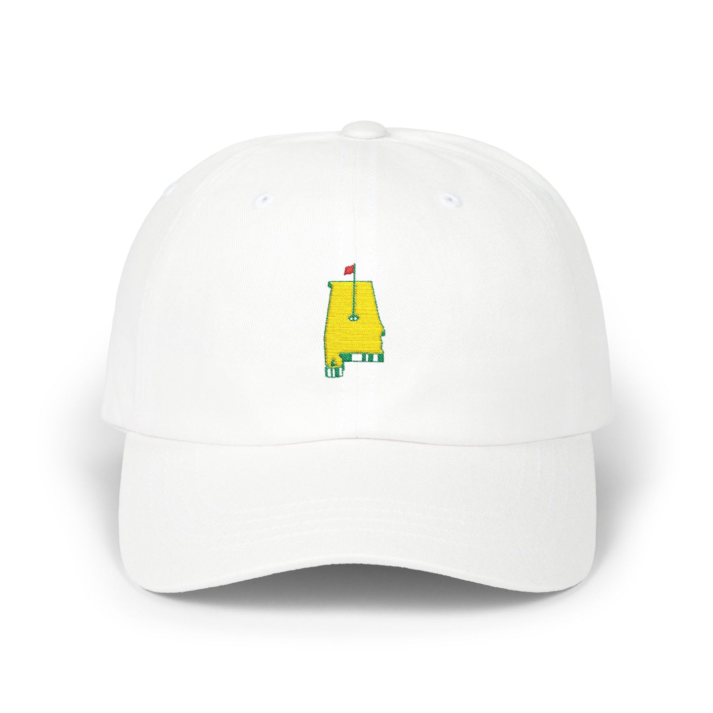 Embroidered Golf Cap, Alabama Golf Logo Hat, Masters Theme Cap, Men Women Gift, Golfing Dad Hat, Sports Fan Accessories, Golf Lover Apparel,
