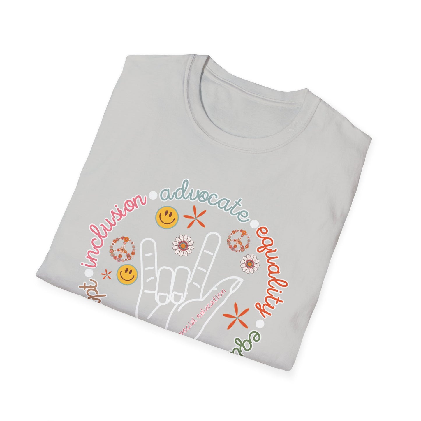 Special Education Teacher Shirt - Retro Theme Advocate Inclusion and Equality - Teacher appreciation - Teacher Tee
