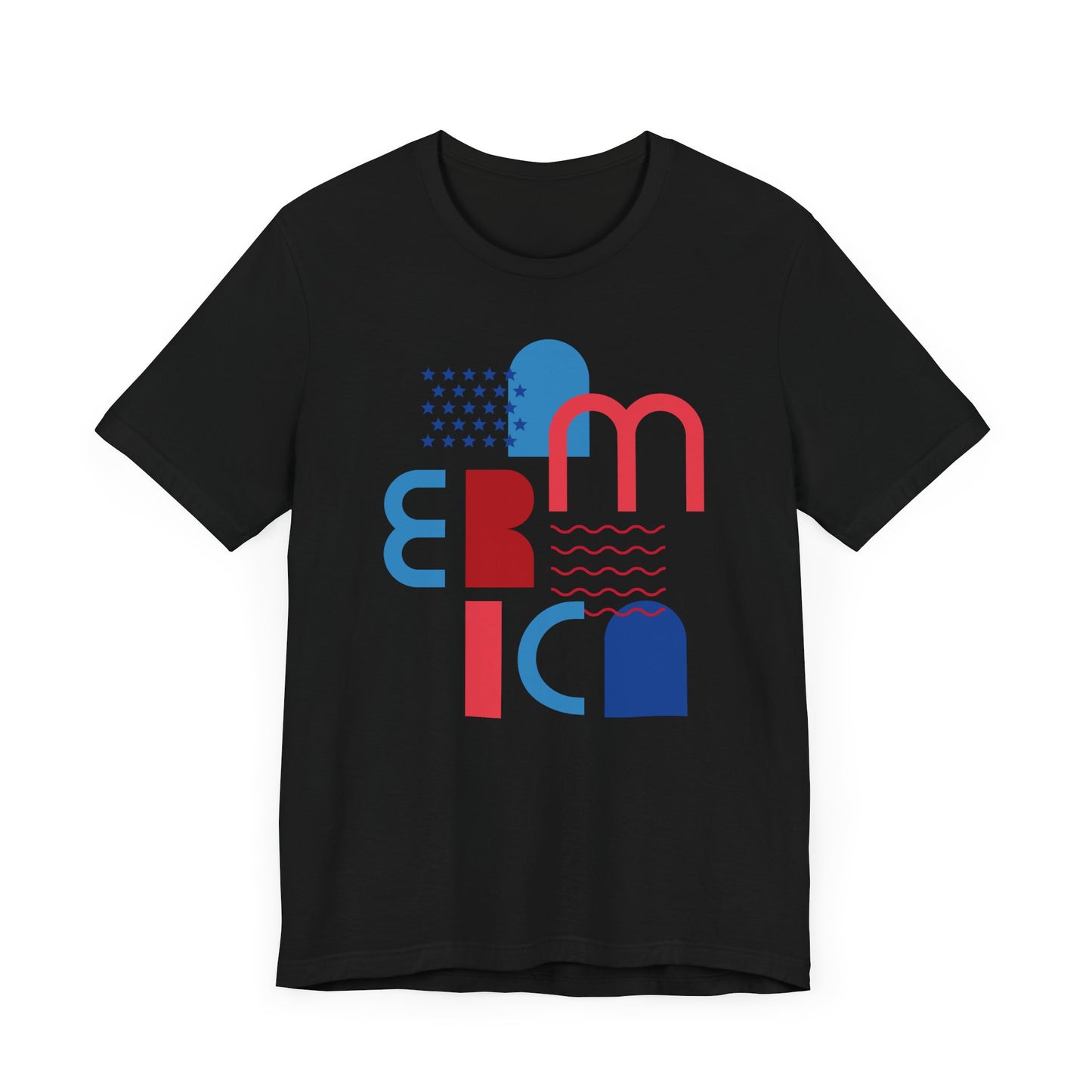 Patriotic Tee, America Shirt, Fourth of July Top, Memorial Day Apparel, Veterans Day T-Shirt, Unisex Jersey Short Sleeve Tee