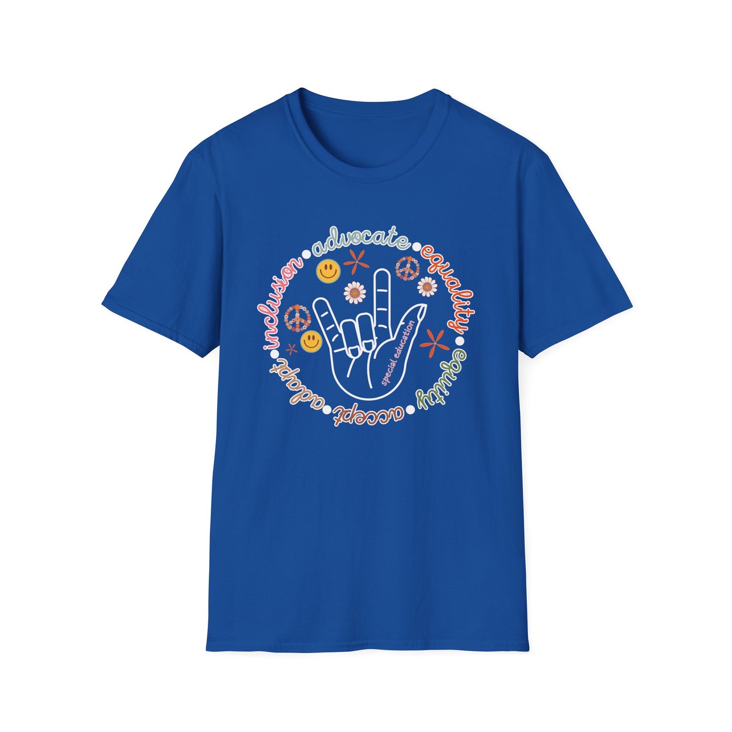Special Education Teacher Shirt - Retro Theme Advocate Inclusion and Equality - Teacher appreciation - Teacher Tee