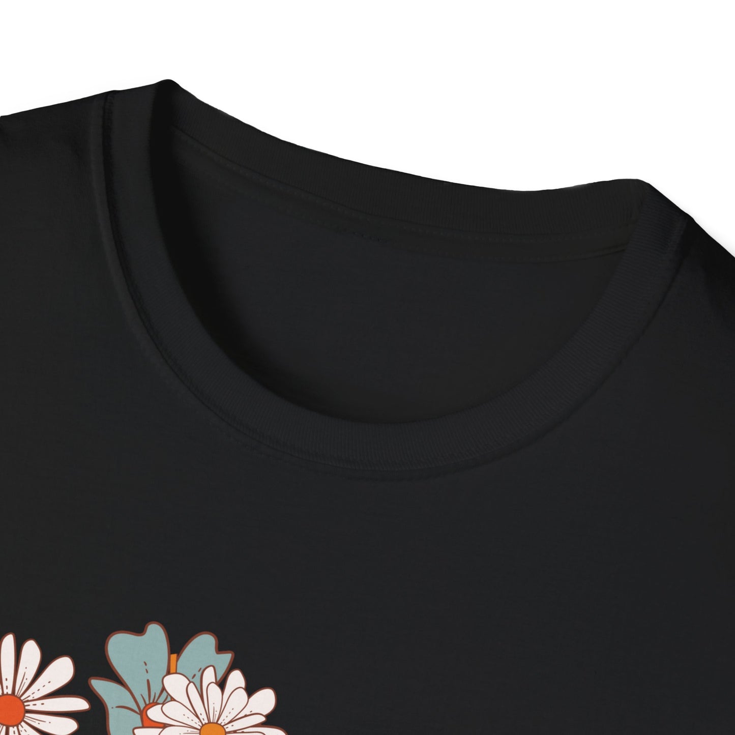 Fourth Grade Teacher T-Shirt - Retro Floral Design - Colorful Grade Level Tee