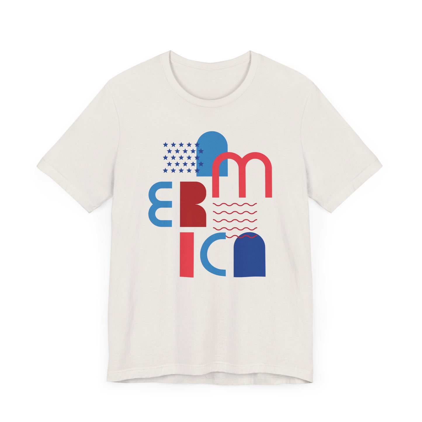Patriotic Tee, America Shirt, Fourth of July Top, Memorial Day Apparel, Veterans Day T-Shirt, Unisex Jersey Short Sleeve Tee