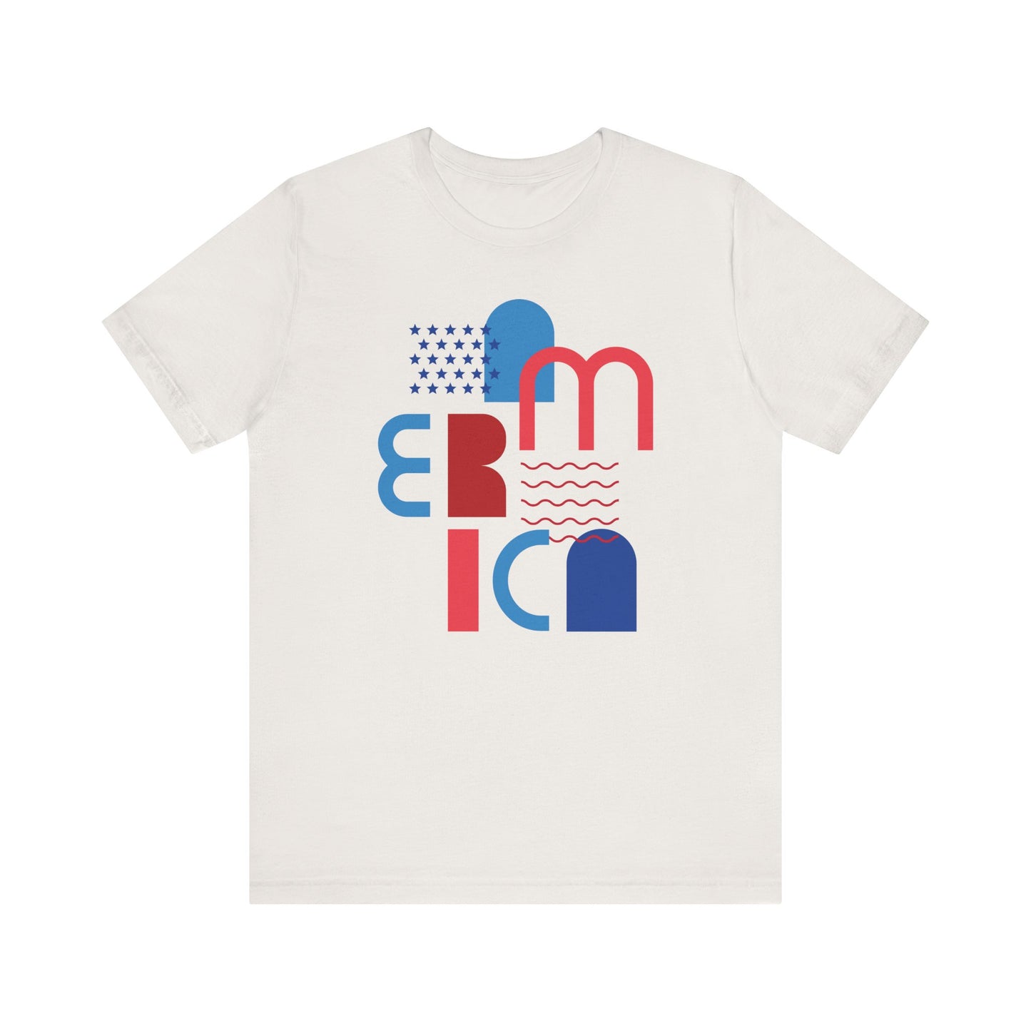 Patriotic Tee, America Shirt, Fourth of July Top, Memorial Day Apparel, Veterans Day T-Shirt, Unisex Jersey Short Sleeve Tee
