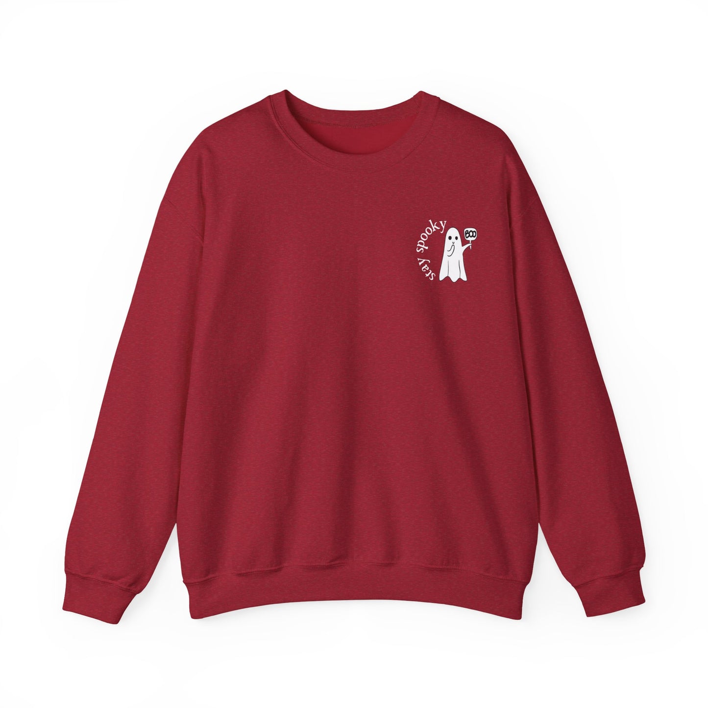 Enchanting "Stay Spooky" Ghost Sweatshirt - Cute Women's Halloween Shirt - Women's Fall Crewneck - BOO Ghost Sweatshirt