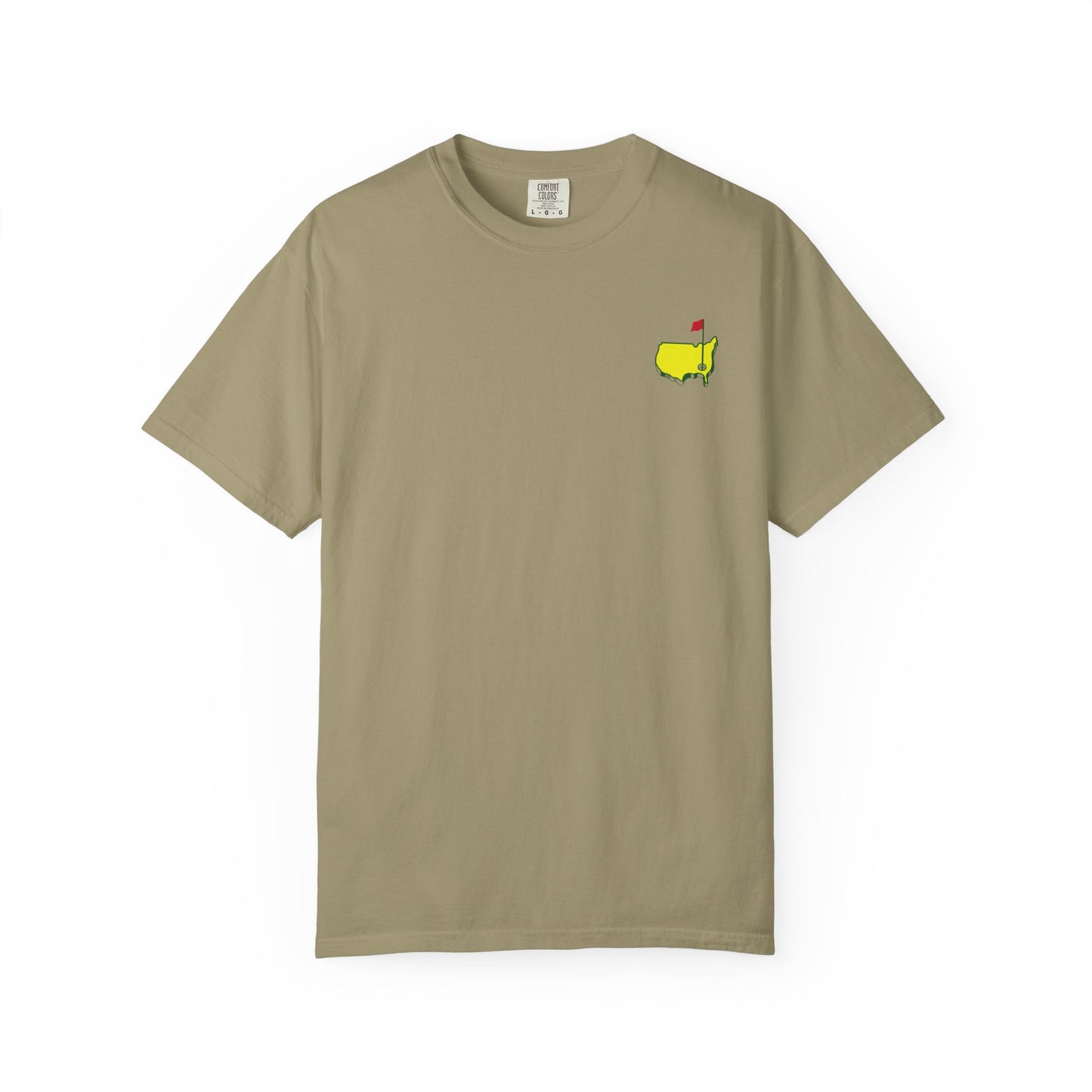 Golf T Shirt for Women and Men - Master's Golf Tournament Theme - Augusta Georgia Clubhouse Shirt- Front and Back T Shirt - Comfort Colors