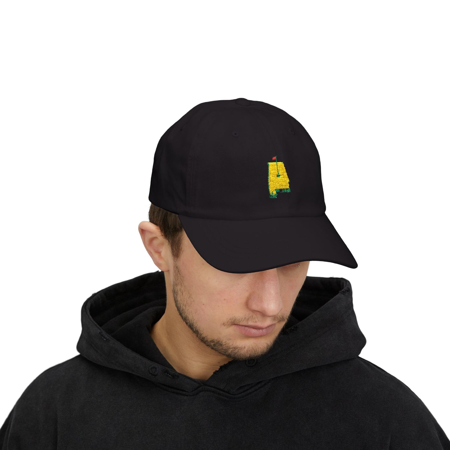 Embroidered Golf Cap, Alabama Golf Logo Hat, Masters Theme Cap, Men Women Gift, Golfing Dad Hat, Sports Fan Accessories, Golf Lover Apparel,