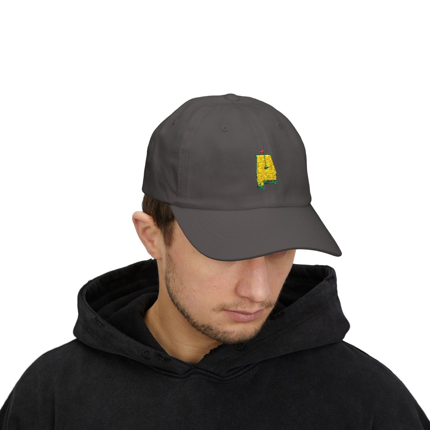 Embroidered Golf Cap, Alabama Golf Logo Hat, Masters Theme Cap, Men Women Gift, Golfing Dad Hat, Sports Fan Accessories, Golf Lover Apparel,