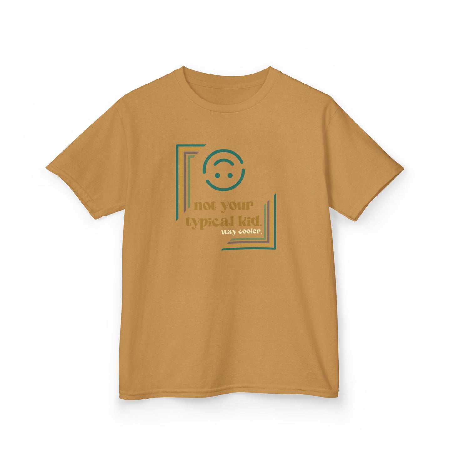 Not Your Typical Kid Tee - Neurodiversity Acceptance - Fun Kids Heavy Cotton, Birthday Gift, Playdate Outfit, Casual Wear, Summer Style