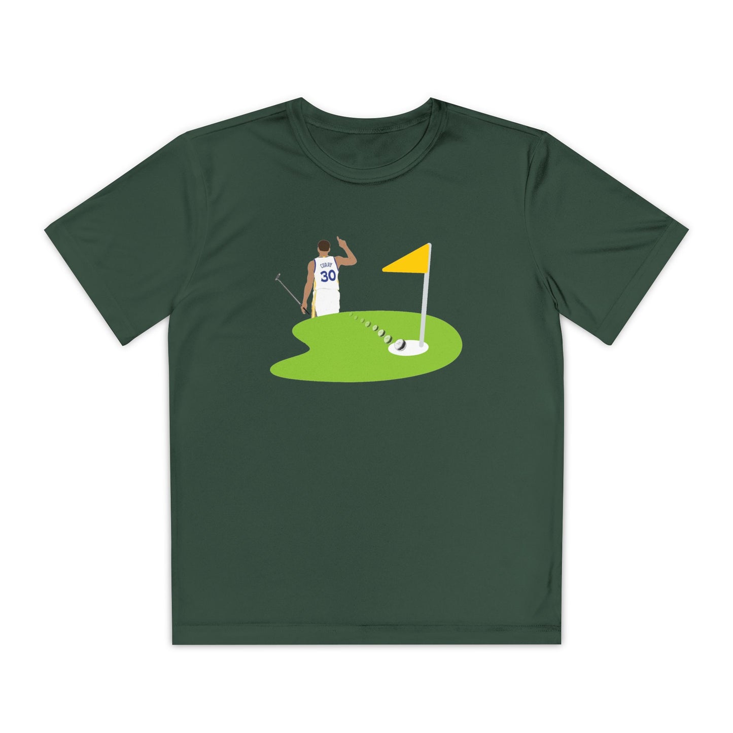 Kids Steph Curry Golf Tee - Steph Curry T Shirt- Athletic Shirt for Kids- Youth Competitor Tee - Curry Golf Adventure