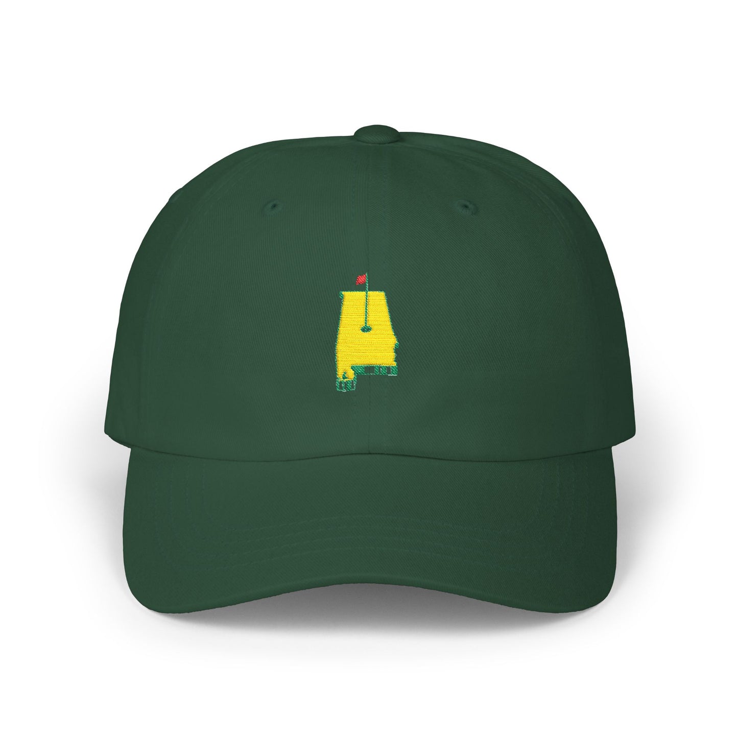 Embroidered Golf Cap, Alabama Golf Logo Hat, Masters Theme Cap, Men Women Gift, Golfing Dad Hat, Sports Fan Accessories, Golf Lover Apparel,