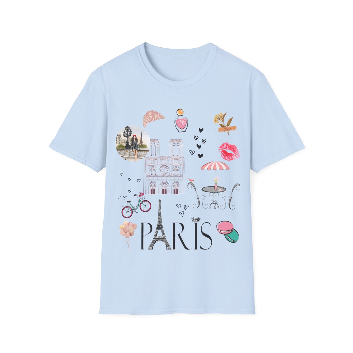 Paris Theme Women's T-Shirt - Emily in Paris Tee - Eiffel Tower Shirt - Women's Graphic Tee - Paris T Shirt - TV Show Shirts