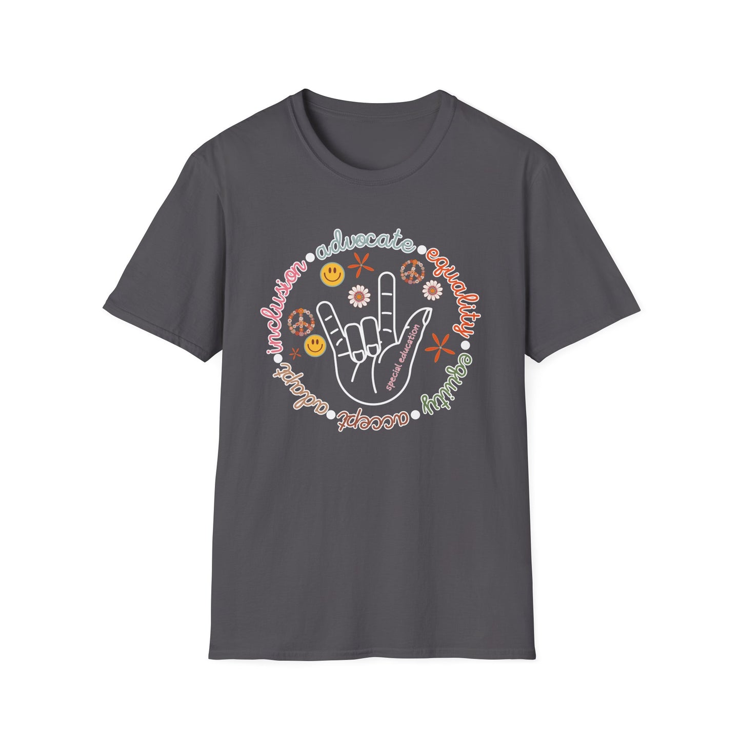 Special Education Teacher Shirt - Retro Theme Advocate Inclusion and Equality - Teacher appreciation - Teacher Tee