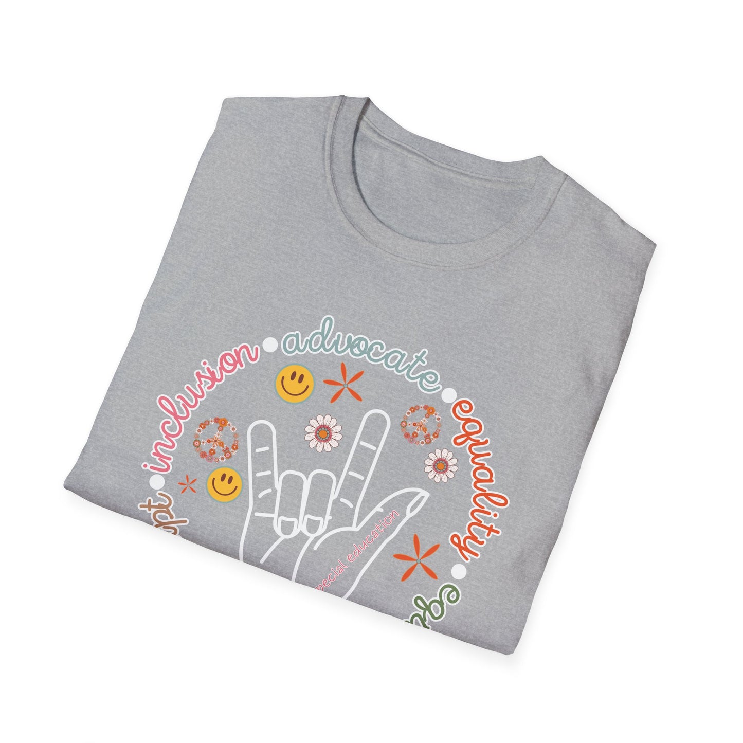 Special Education Teacher Shirt - Retro Theme Advocate Inclusion and Equality - Teacher appreciation - Teacher Tee