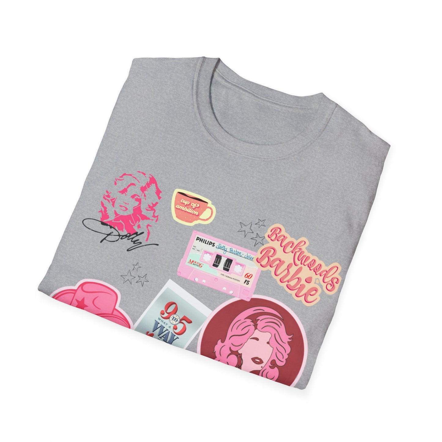 Dolly Parton Inspired tshirt for women or teens; Nine to Five; Cup of Ambition; In Dolly we Trust; Backwoods Barbie; Rhinestone world