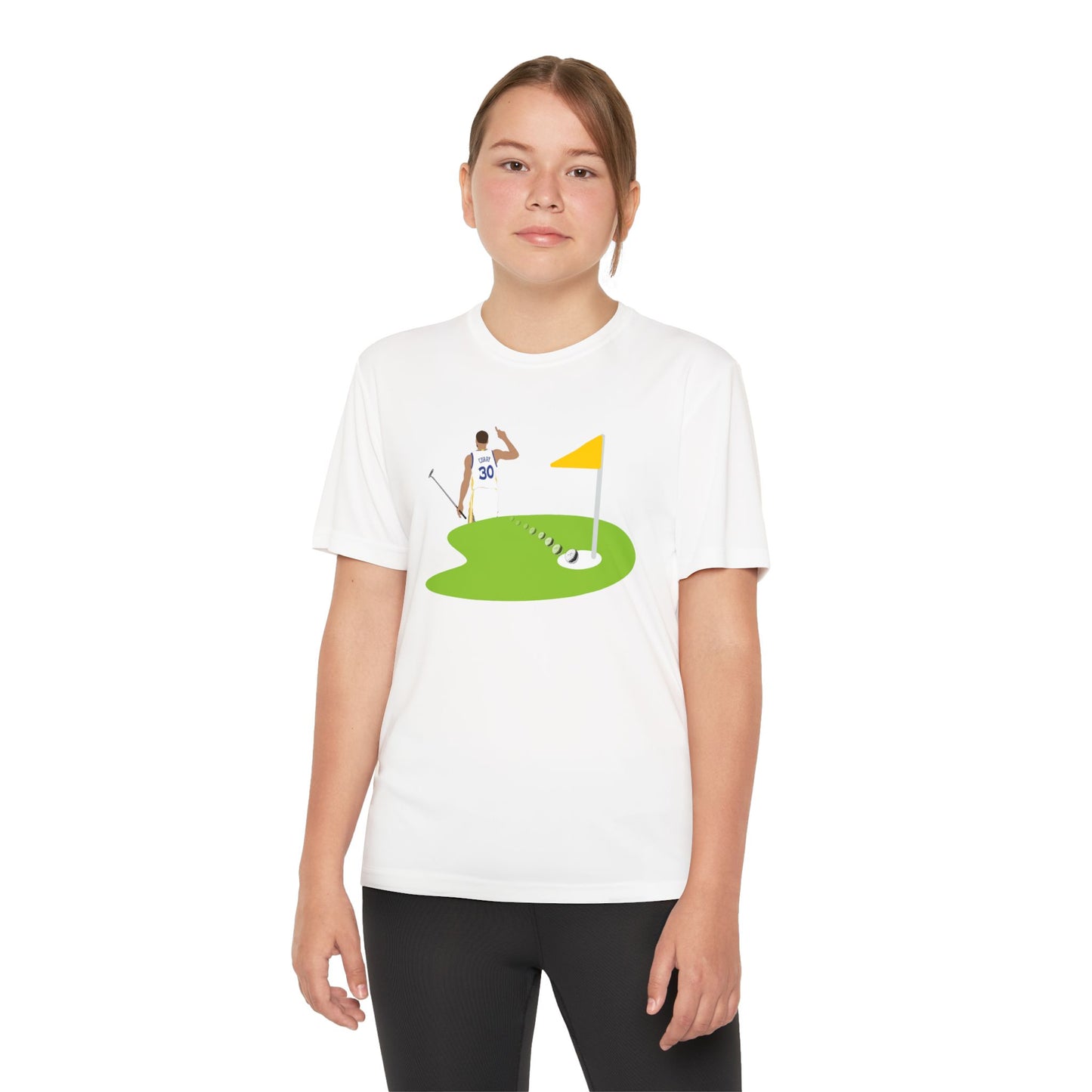Kids Steph Curry Golf Tee - Steph Curry T Shirt- Athletic Shirt for Kids- Youth Competitor Tee - Curry Golf Adventure