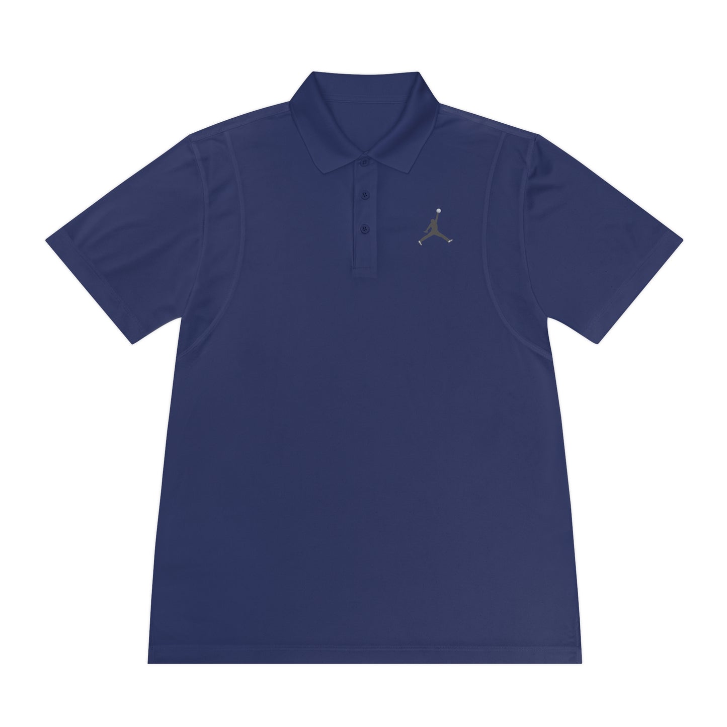 Men's Sport Polo Shirt; Golf Sports Men's Polo Shirt with Jordan Sign and Golf Ball Motif- Jordan Inspired Golf Apparel