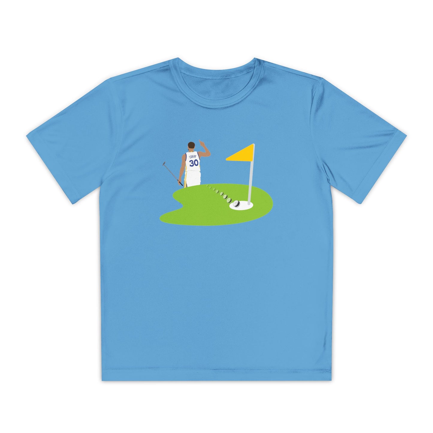 Kids Steph Curry Golf Tee - Steph Curry T Shirt- Athletic Shirt for Kids- Youth Competitor Tee - Curry Golf Adventure