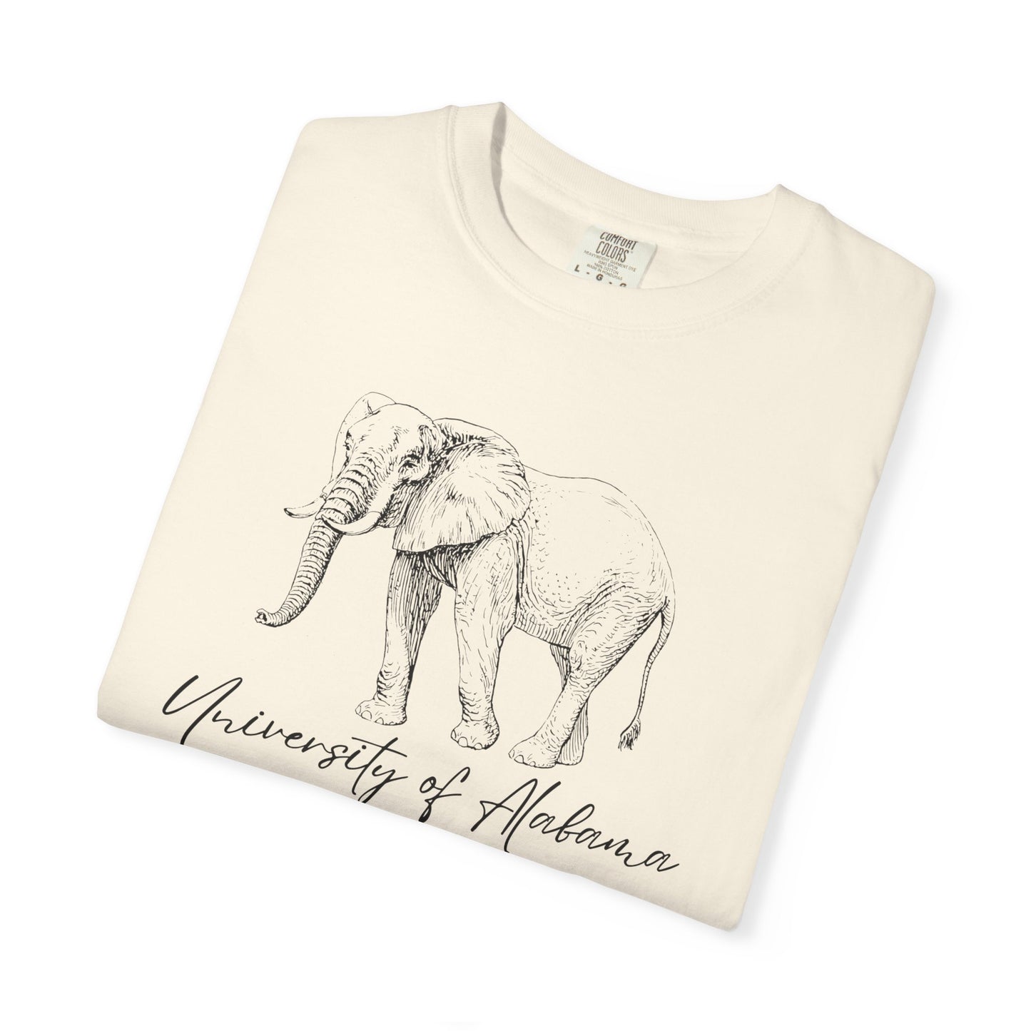 Crimson Tide Spirit T-Shirt - Majestic Elephant Design - University of Alabama Est. 1831