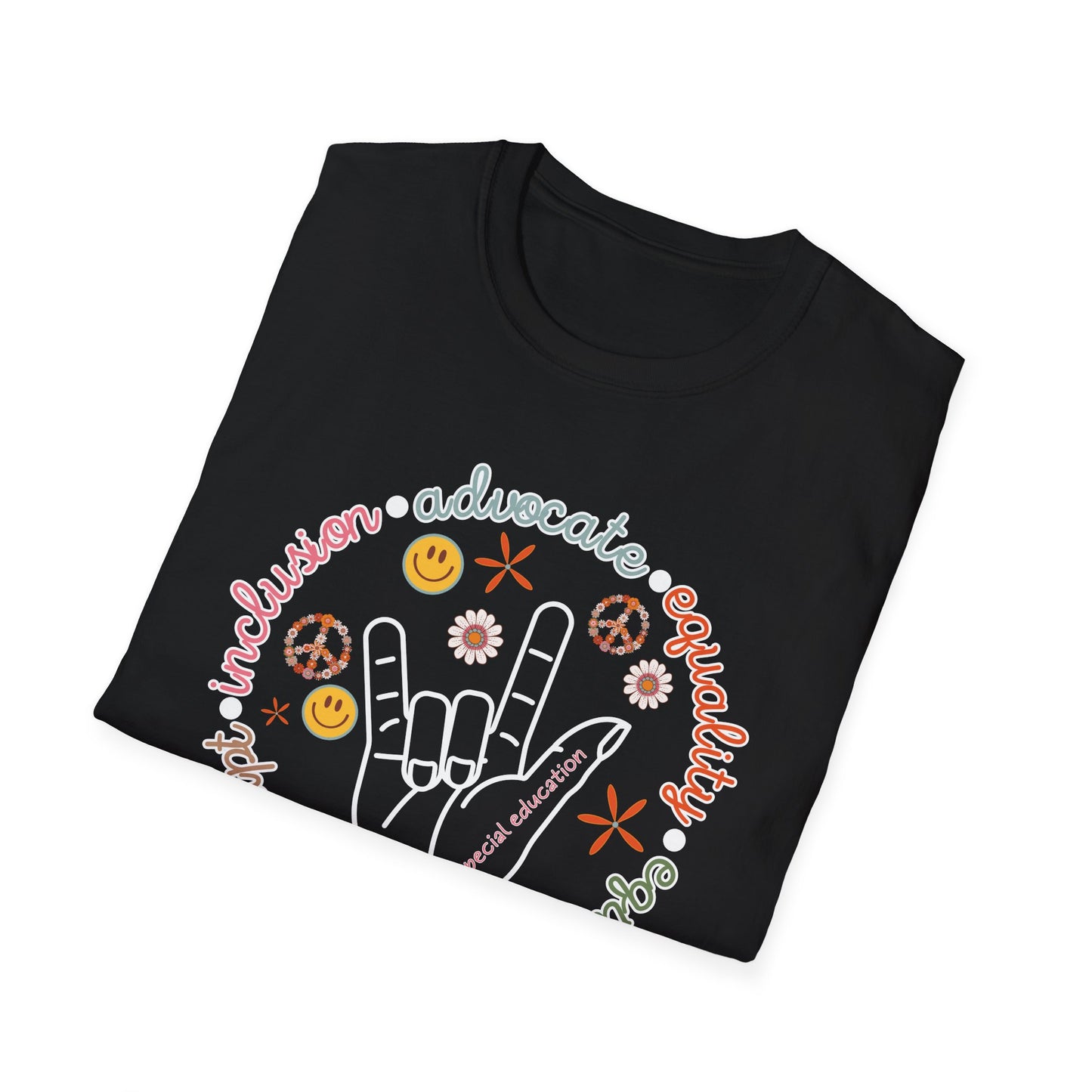 Special Education Teacher Shirt - Retro Theme Advocate Inclusion and Equality - Teacher appreciation - Teacher Tee