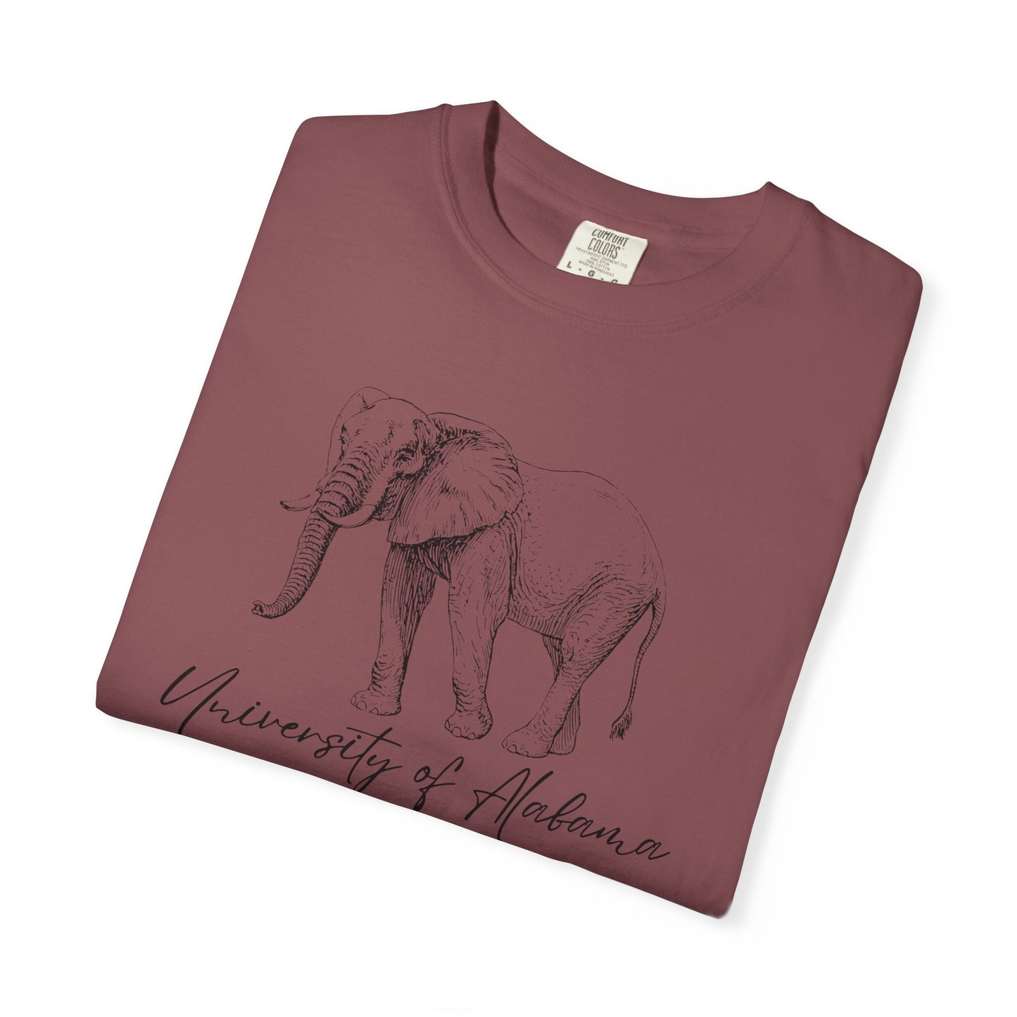 Crimson Tide Spirit T-Shirt - Majestic Elephant Design - University of Alabama Est. 1831