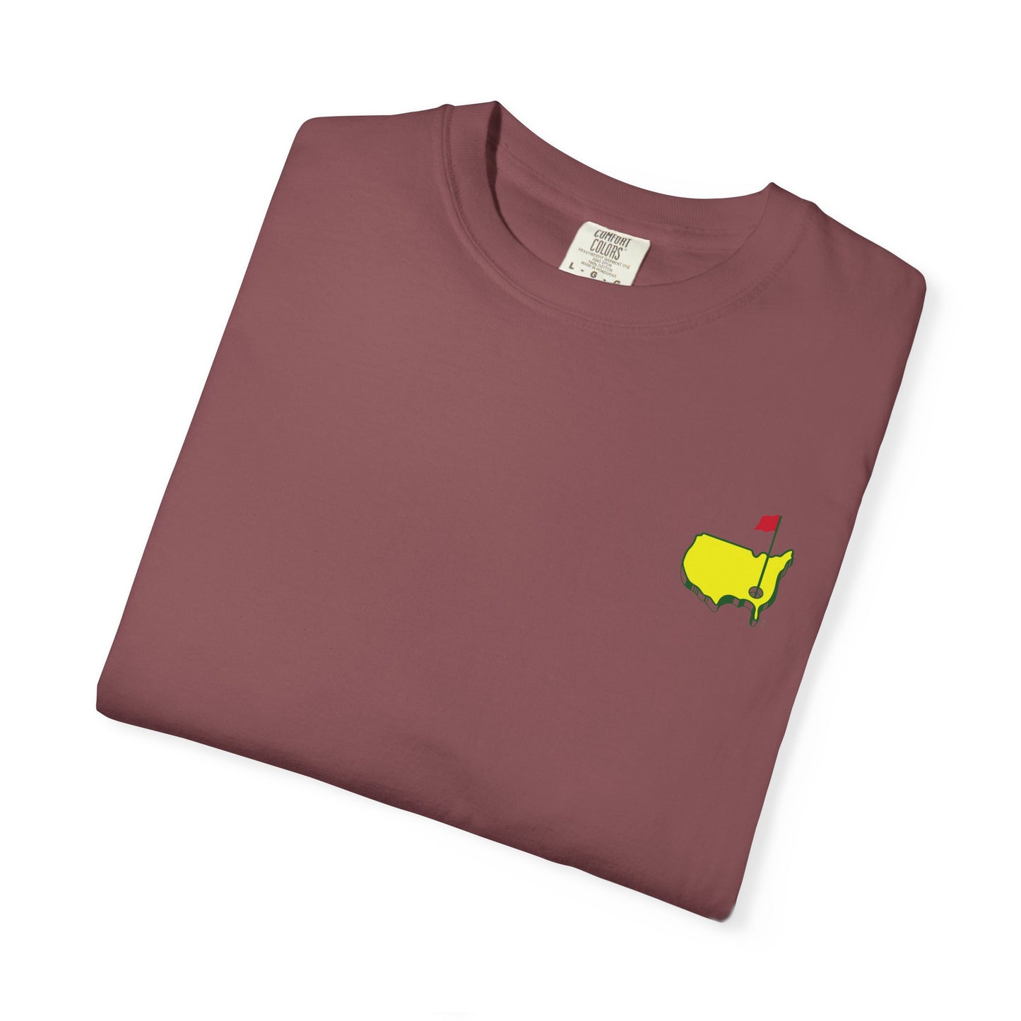 Golf T Shirt for Women and Men - Master's Golf Tournament Theme - Augusta Georgia Clubhouse Shirt- Front and Back T Shirt - Comfort Colors