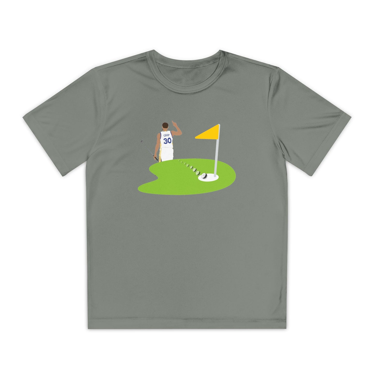 Kids Steph Curry Golf Tee - Steph Curry T Shirt- Athletic Shirt for Kids- Youth Competitor Tee - Curry Golf Adventure