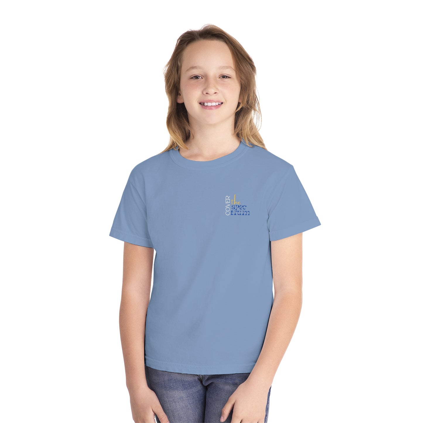 Adventure Awaits - Sensory Seeking Kids T-shirt - Comfort Colors - Autism Acceptance - Front AND back Design