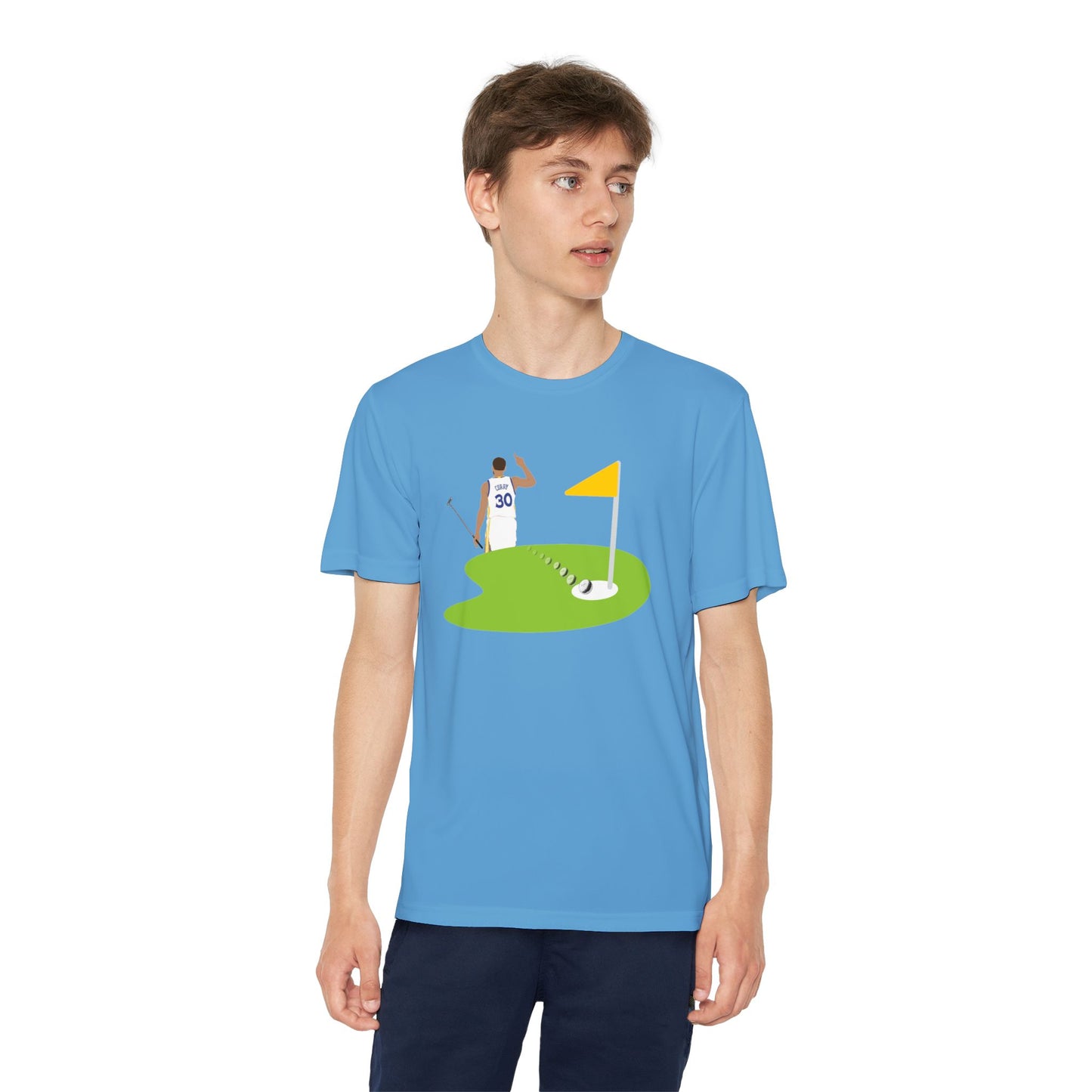 Kids Steph Curry Golf Tee - Steph Curry T Shirt- Athletic Shirt for Kids- Youth Competitor Tee - Curry Golf Adventure