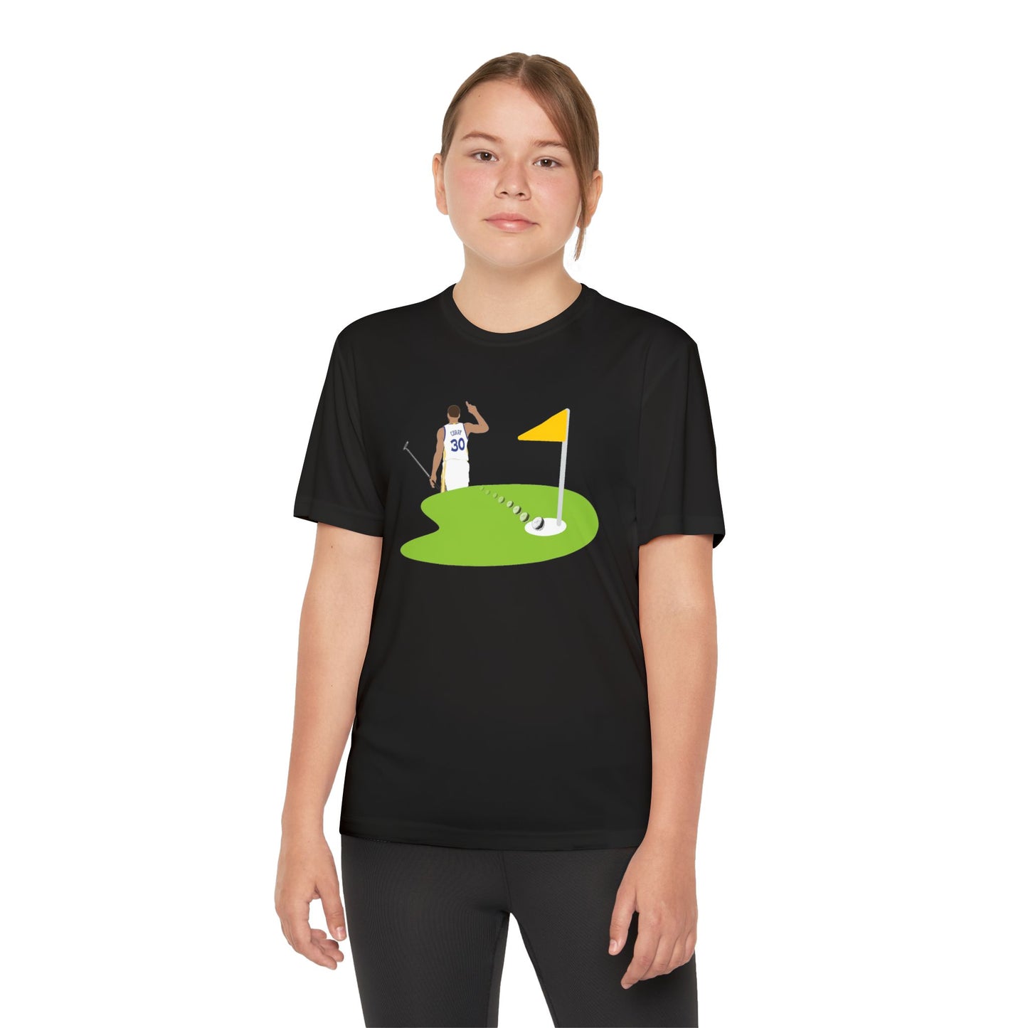 Kids Steph Curry Golf Tee - Steph Curry T Shirt- Athletic Shirt for Kids- Youth Competitor Tee - Curry Golf Adventure