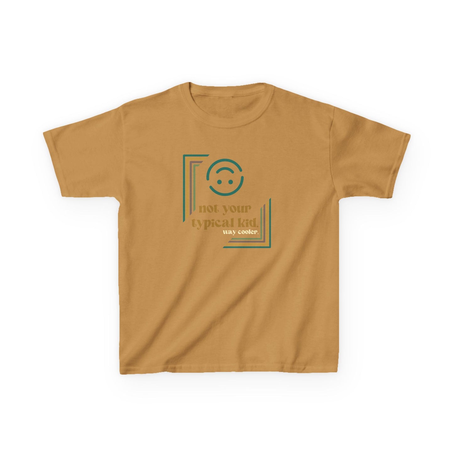 Not Your Typical Kid Tee - Neurodiversity Acceptance - Fun Kids Heavy Cotton, Birthday Gift, Playdate Outfit, Casual Wear, Summer Style