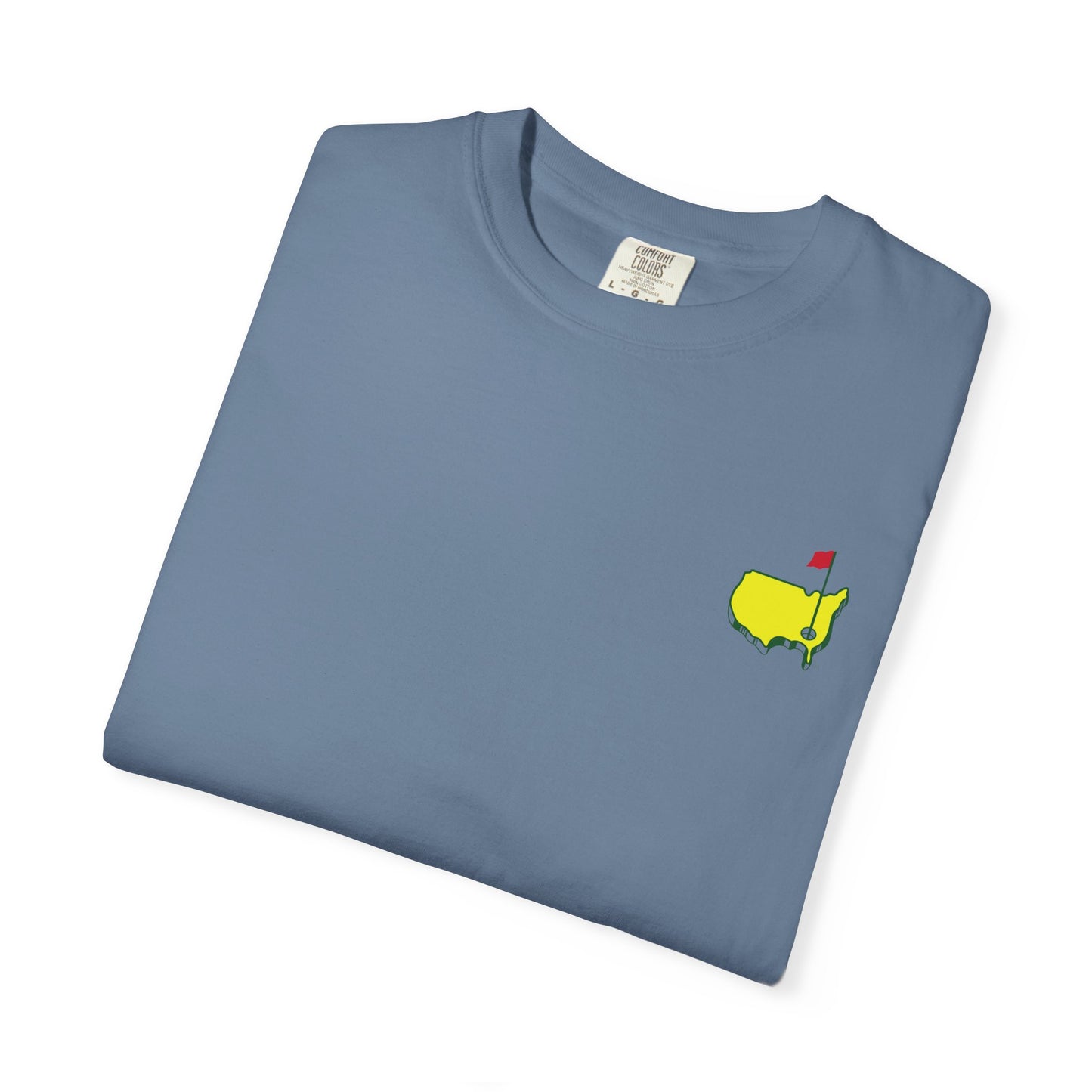 Golf T Shirt for Women and Men - Master's Golf Tournament Theme - Augusta Georgia Clubhouse Shirt- Front and Back T Shirt - Comfort Colors