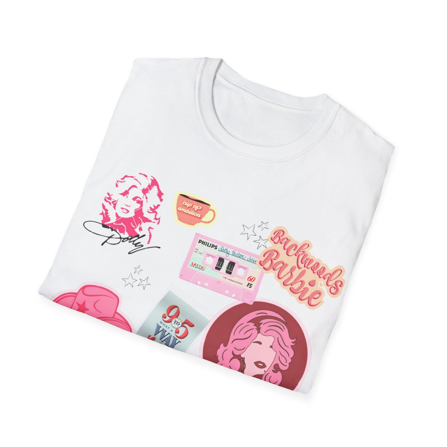 Dolly Parton Inspired tshirt for women or teens; Nine to Five; Cup of Ambition; In Dolly we Trust; Backwoods Barbie; Rhinestone world