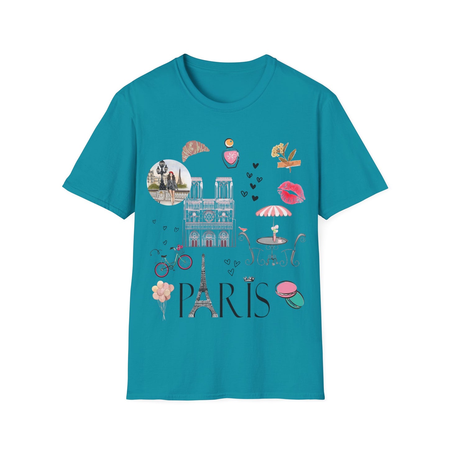 Paris Theme Women's T-Shirt - Emily in Paris Tee - Eiffel Tower Shirt - Women's Graphic Tee - Paris T Shirt - TV Show Shirts