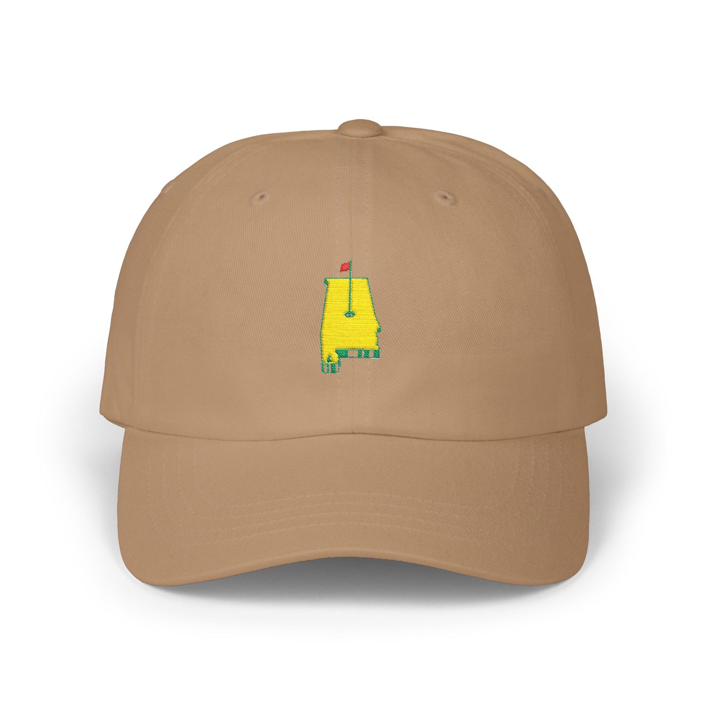 Embroidered Golf Cap, Alabama Golf Logo Hat, Masters Theme Cap, Men Women Gift, Golfing Dad Hat, Sports Fan Accessories, Golf Lover Apparel,