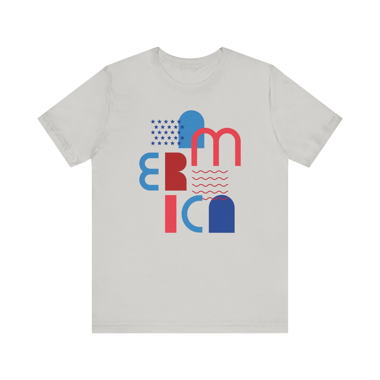 Patriotic Tee, America Shirt, Fourth of July Top, Memorial Day Apparel, Veterans Day T-Shirt, Unisex Jersey Short Sleeve Tee
