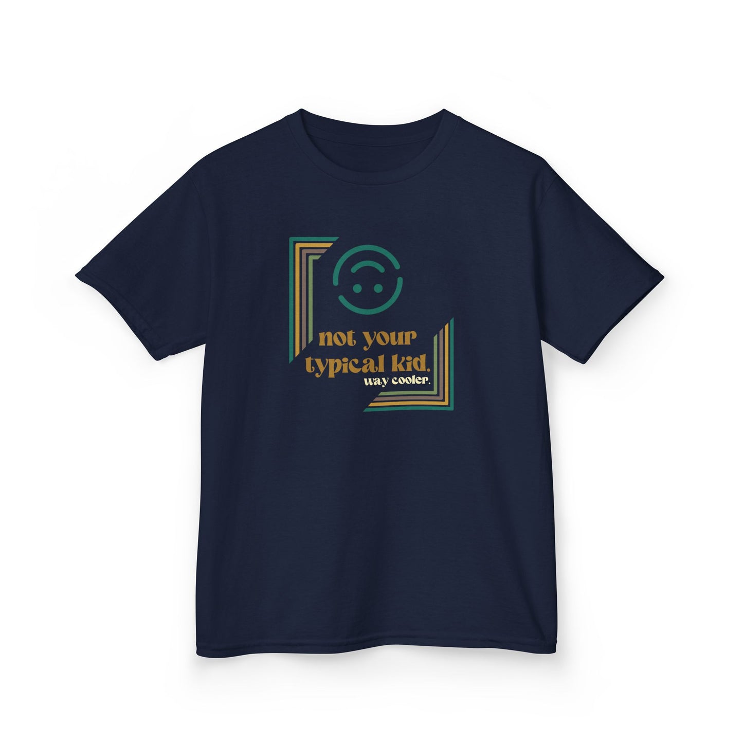 Not Your Typical Kid Tee - Neurodiversity Acceptance - Fun Kids Heavy Cotton, Birthday Gift, Playdate Outfit, Casual Wear, Summer Style