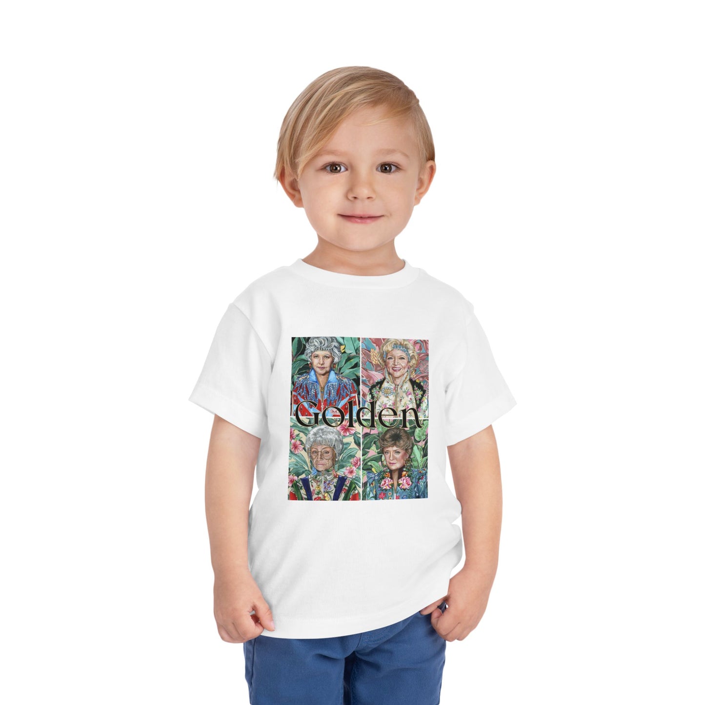 Glamorous Golden Girls Toddler Short Sleeve Tee