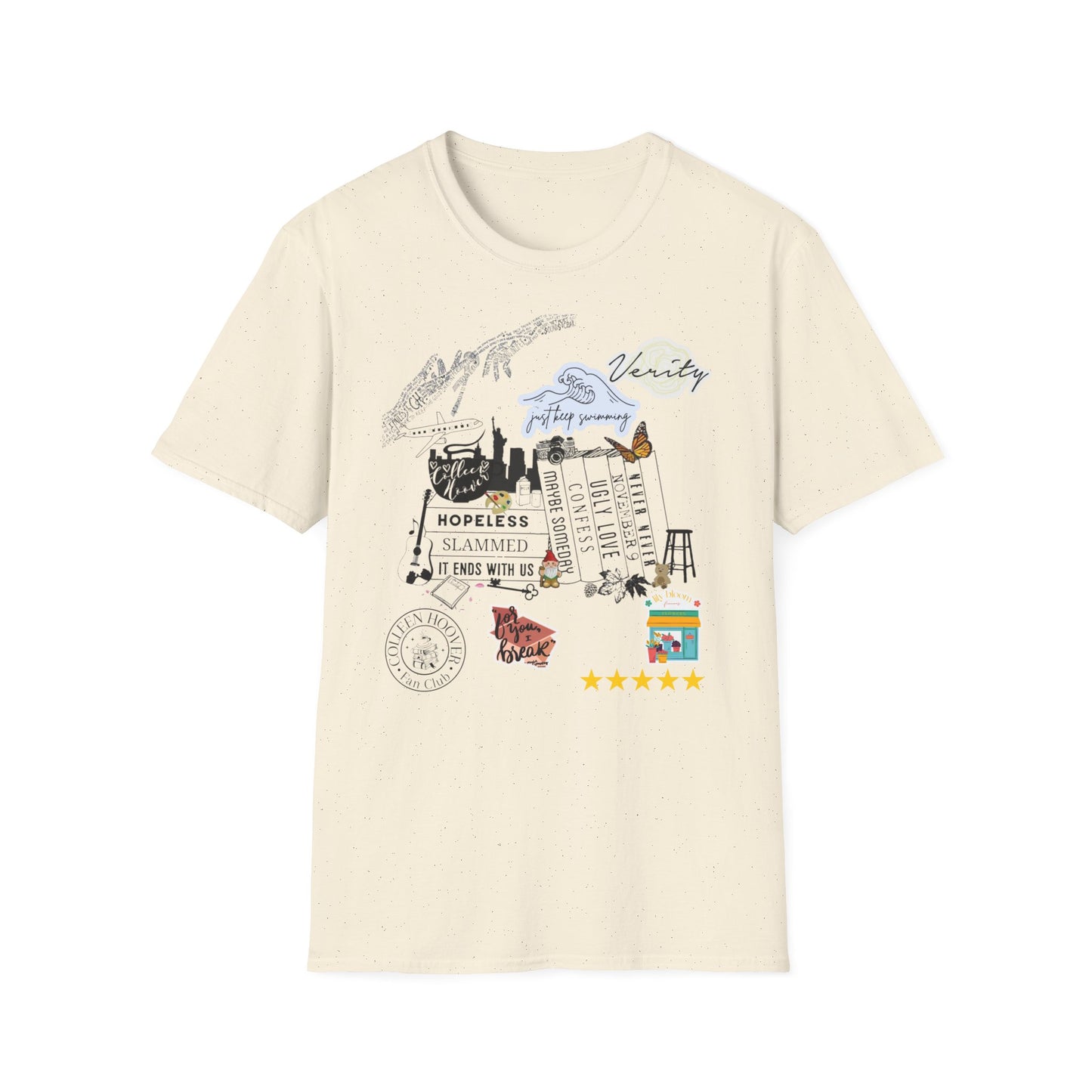Colleen Hoover Theme Tshirt; Womens bookworm shirt; It Ends with Us; Maybe Someday; Ugly Love; Verity; Slammed; Booktok;