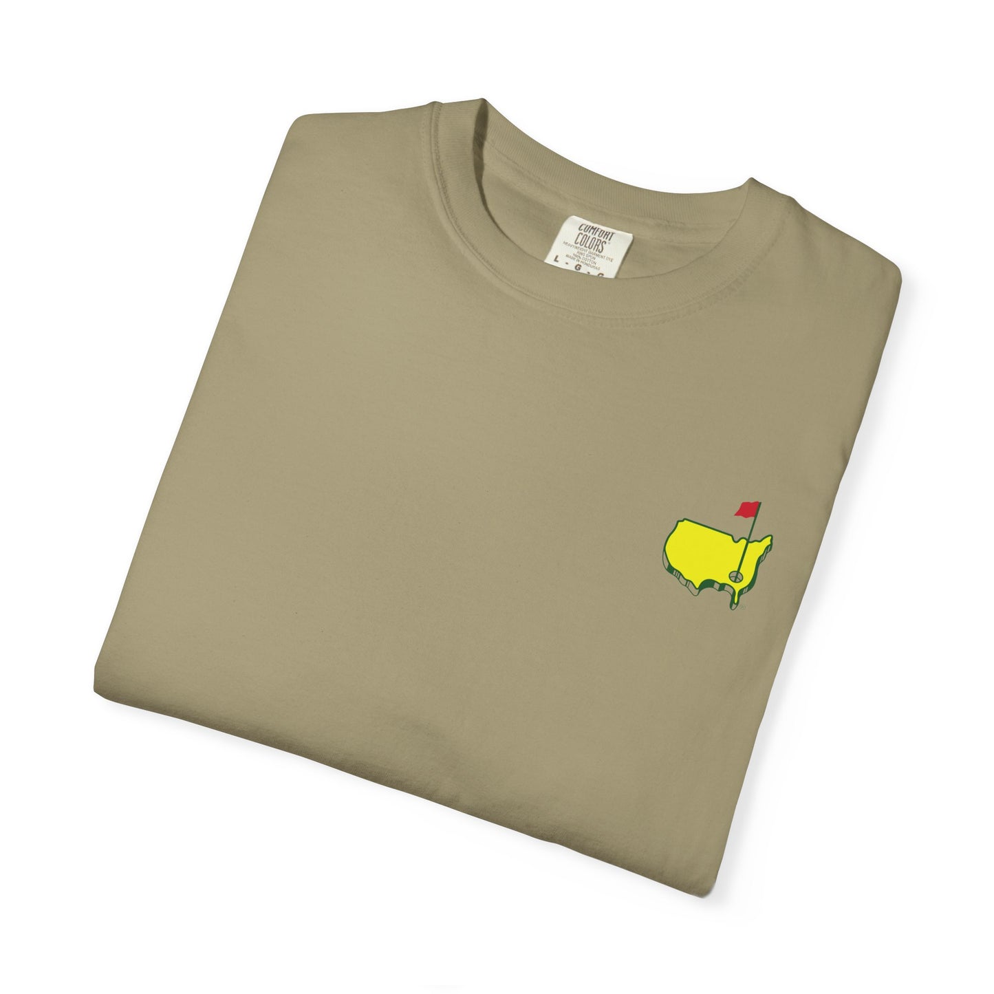 Golf T Shirt for Women and Men - Master's Golf Tournament Theme - Augusta Georgia Clubhouse Shirt- Front and Back T Shirt - Comfort Colors