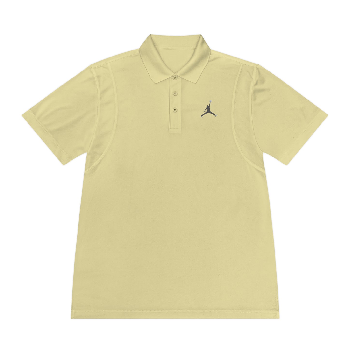 Men's Sport Polo Shirt; Golf Sports Men's Polo Shirt with Jordan Sign and Golf Ball Motif- Jordan Inspired Golf Apparel