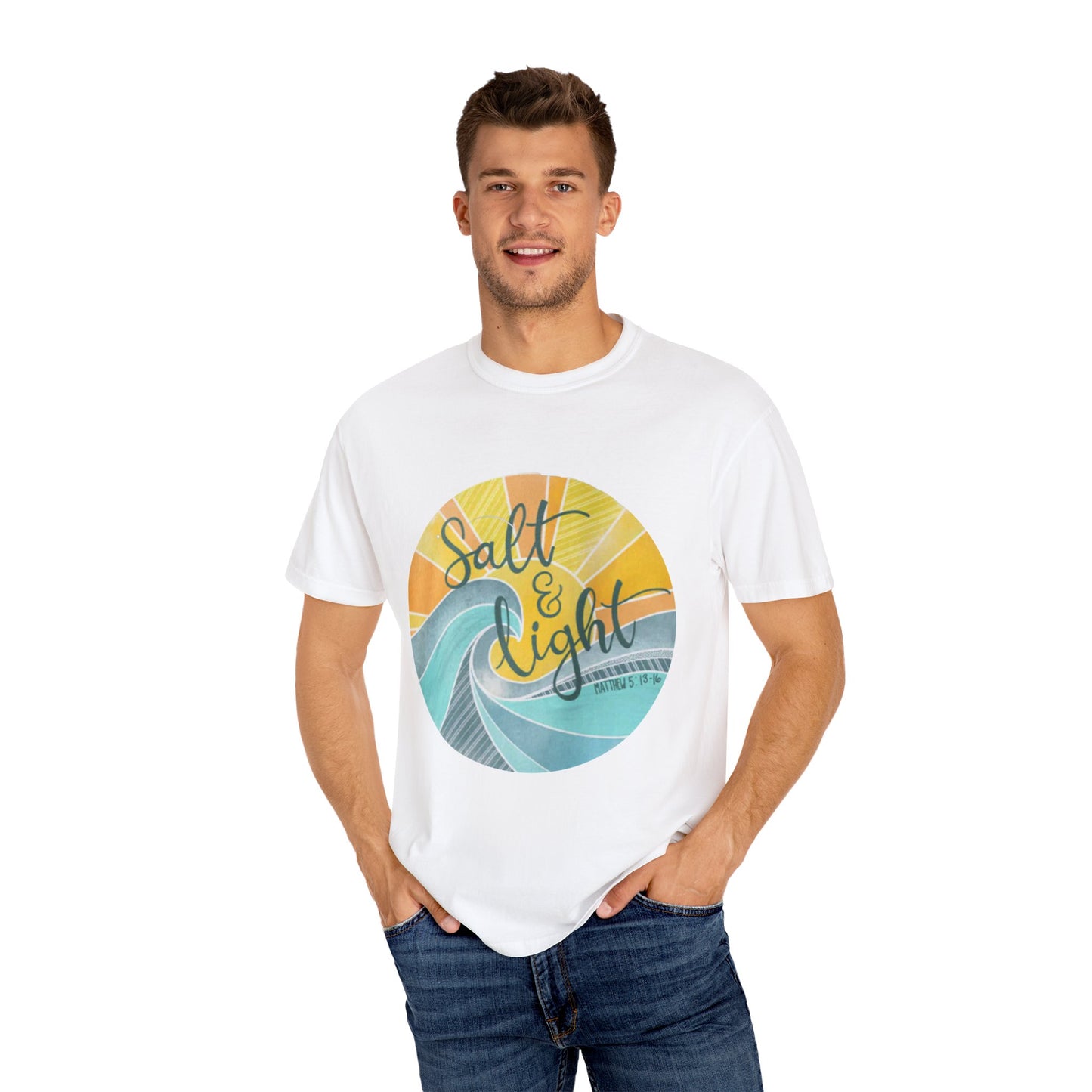 Christian TShirt; Salt and Life; Bible Verse Tee; Women's Faith; Christ like apparel; Hope; Love; Spiritual shirt; Let your light shine