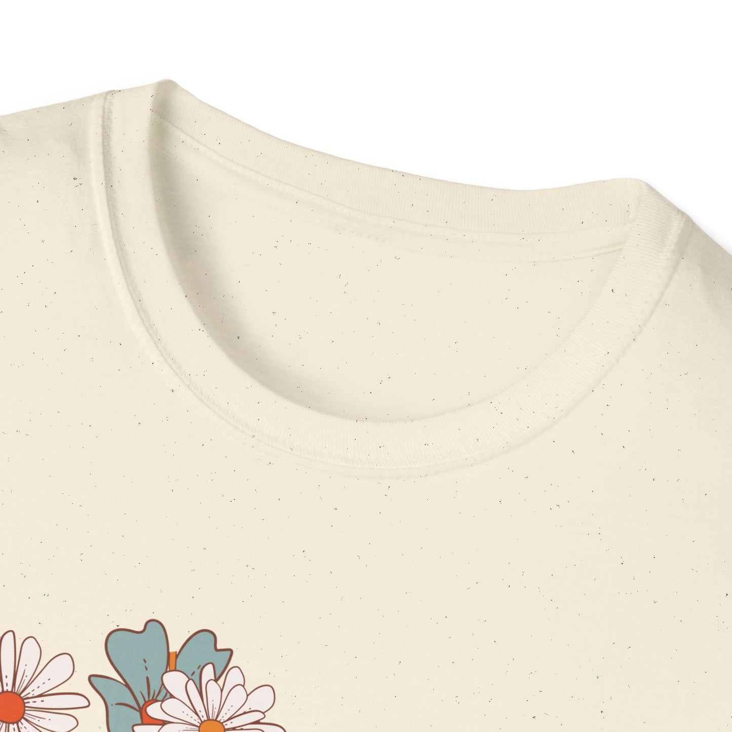 Fourth Grade Teacher T-Shirt - Retro Floral Design - Colorful Grade Level Tee