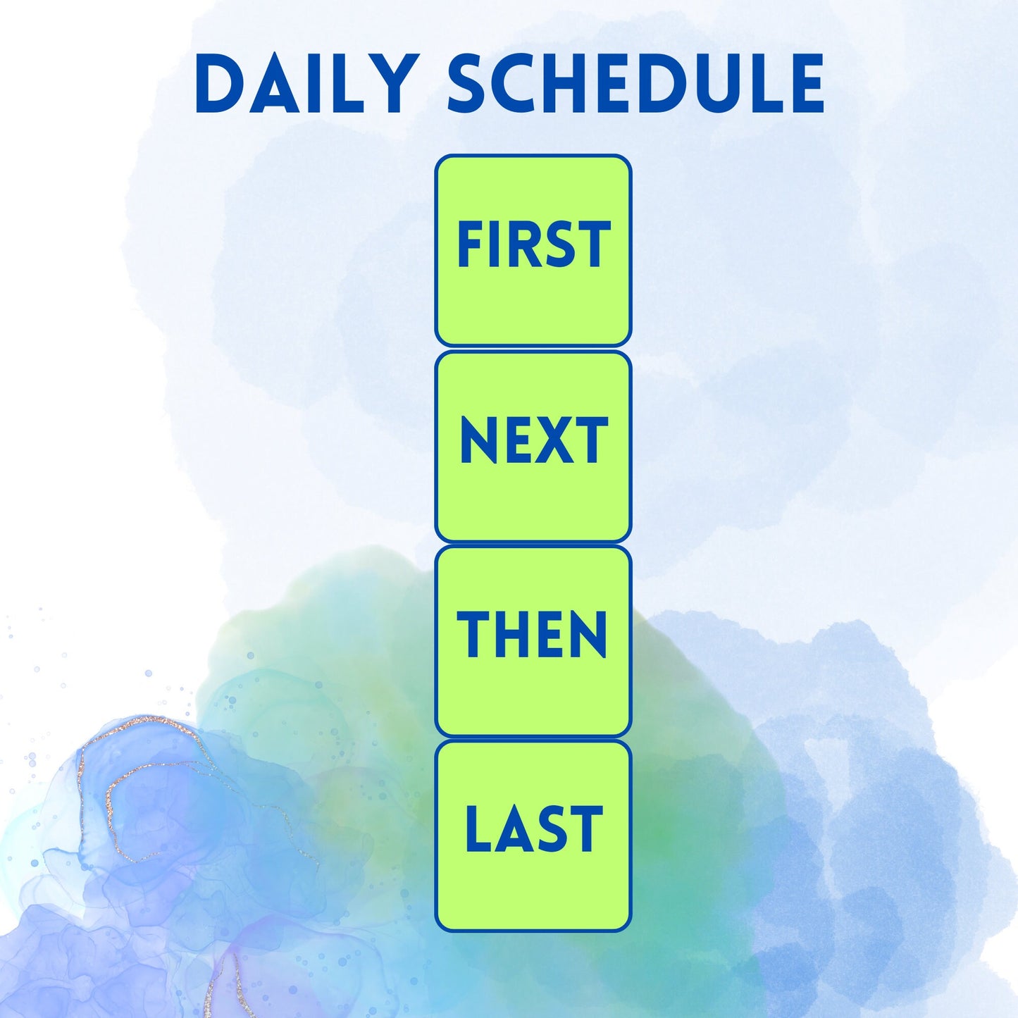 Printable Visual Schedule for Autism, Visual Schedule for Students, Visual Schedule for Home, Autism Learning, Feelings chart, Weather Chart
