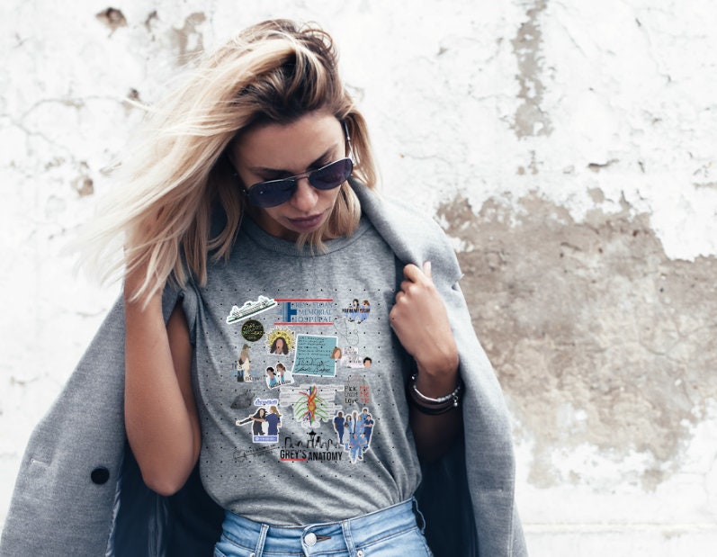 Grey's Anatomy Inspired T-Shirt - You Are the Sun - Grey Sloan Memorial Hospital; Trendy Greys Anatomy T-Shirt for Women