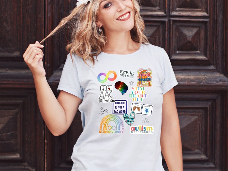 Autism Acceptance T-Shirt - Neurodiversity Advocate Tee for Women; Inclusion and Neurodiversity awareness; Teacher, mom, wife shirt