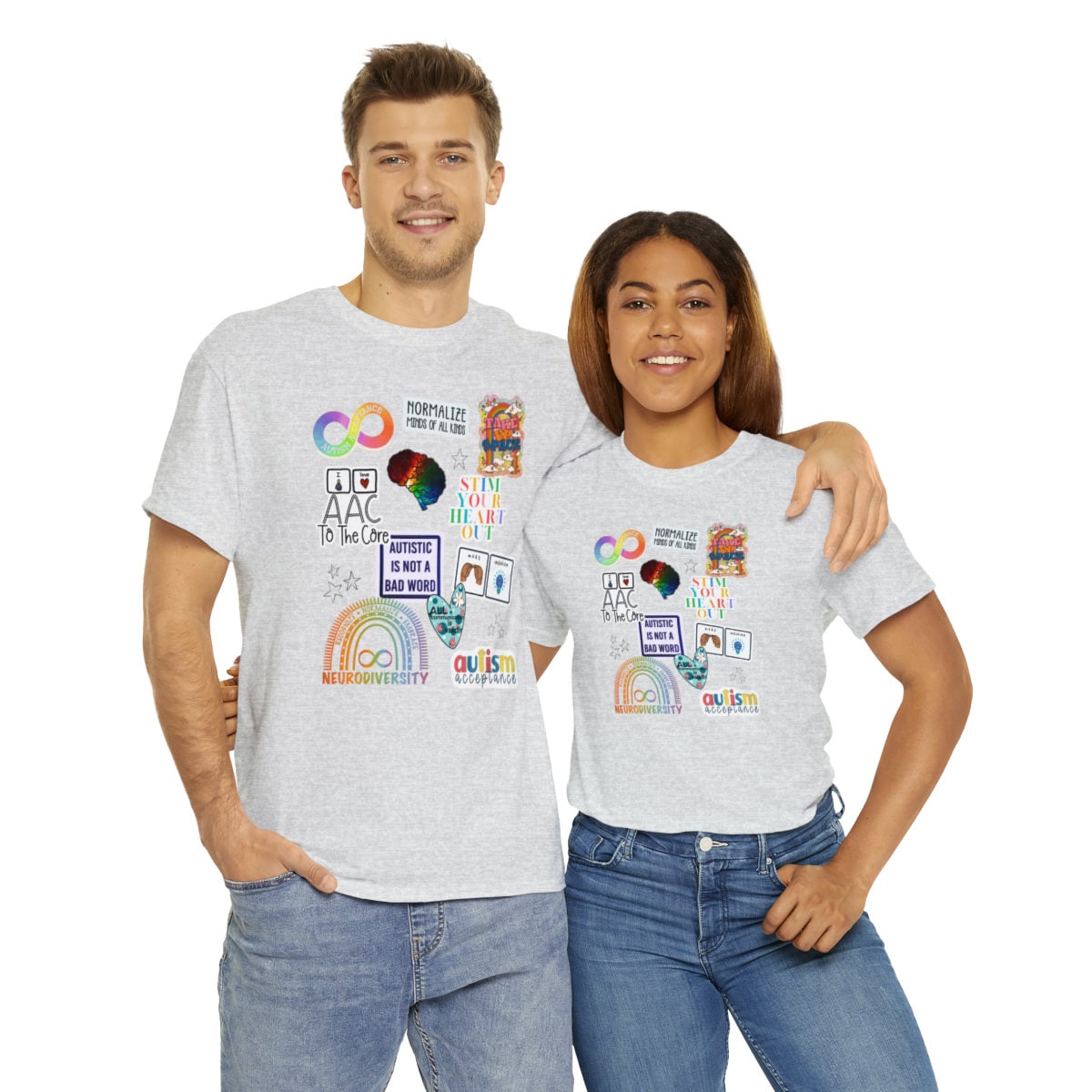 Autism Acceptance T-Shirt - Neurodiversity Advocate Tee for Women; Inclusion and Neurodiversity awareness; Teacher, mom, wife shirt